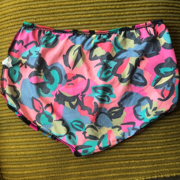 Vintage High Waisted Vibrant Bikini Bottoms size L - Picture 7 of 8